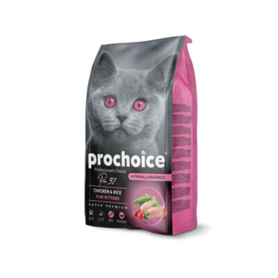 Pro Choice Pro 38 Kitten Kuzulu ve Pirinçli Yavru Kedi Maması 2 Kg - 1