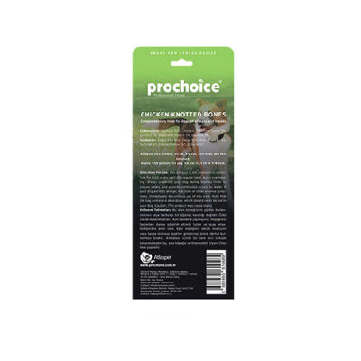 Pro Choice Tavuklu Tahılsız Düğümlü Köpek Ödül Kemiği 7'li - 2