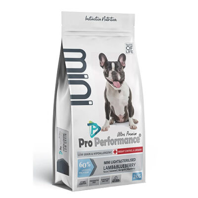Pro Performance Kuzulu ve Yaban Mersinli Küçük Irk Light Kısırlaştırılmış Köpek Maması 2 Kg - 1