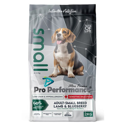 Pro Performance Kuzulu ve Yaban Mersinli Küçük Irk Yetişkin Köpek Maması 2 Kg - 1