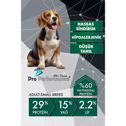Pro Performance Kuzulu ve Yaban Mersinli Küçük Irk Yetişkin Köpek Maması 2 Kg - 3