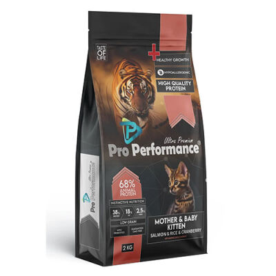 Pro Performance Mother Baby Kitten Somonlu ve Pirinçli Anne Yavru Kedi Mamsı 2 Kg - 1