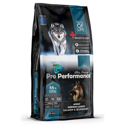 Pro Performance Somonlu ve Pirinçli Orta ve Büyük Irk Yetişkin Köpek Maması 12 Kg - 1