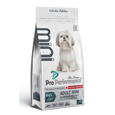 Pro Performance Somonlu ve Yaban Mersinli Küçük Irk Yetişkin Köpek Maması 2 Kg - 1