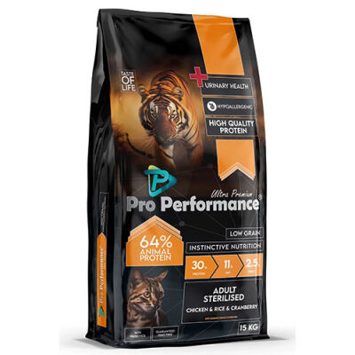 Pro Performance Tavuklu ve Pirinçli Kısırlaştırılmış Kedi Maması 15 Kg - 1