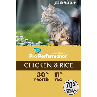 Pro Performance Tavuklu ve Pirinçli Yetişkin Kedi Maması 15 Kg - 3