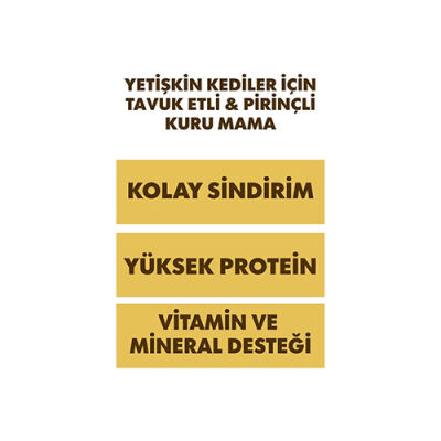 Pro Performance Tavuklu ve Pirinçli Yetişkin Kedi Maması 15 Kg - 2