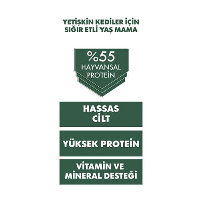Pro Performance Ultra Premium Biftekli Yetişkin Kedi Konservesi 6 Adet 400 Gr - 3