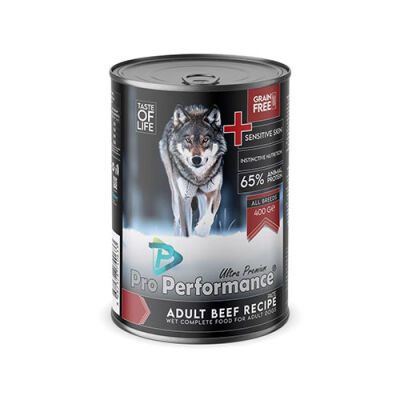 Pro Performance Ultra Premium Biftekli Yetişkin Köpek Konservesi 6 Adet 400 Gr - 1