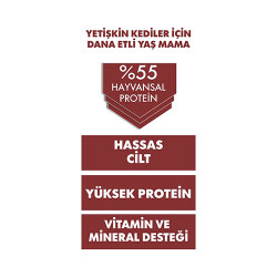 Pro Performance Ultra Premium Dana Etli Yetişkin Kedi Konservesi 12 Adet 400 Gr - 3