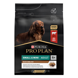 Pro Plan Duo Delice Small Mini Biftekli Küçük Irk Yetişkin Köpek Maması 2,5 Kg - 2