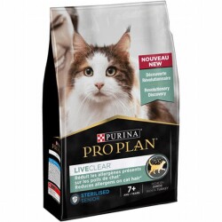 Pro Plan Liveclear 7+ Hindili Alerjen Azaltan Kısırlaştırılmış Yaşlı Kedi Maması 1,4 Kg - 1