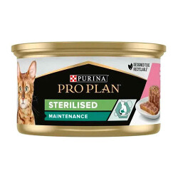 Pro Plan Sterilised Somonlu Kısırlaştırılmış Kedi Konservesi 24 Adet 85 Gr - Pro plan