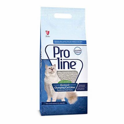 Proline Bentonit Kokusuz İnce Taneli Topaklanan Kedi Kumu 5 Lt - 1