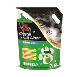 Proline Elma Aromalı Kristal Kedi Kumu 7,6 Lt - Proline