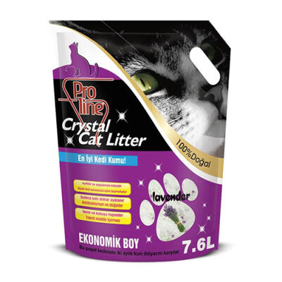 Proline Lavanta Kokulu Kristal Kedi Kumu 7,6 Lt - 1