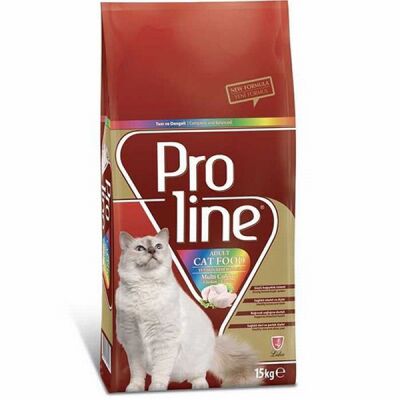 Proline Multi Colour Renkli Taneli Yetişkin Kedi Maması 15 Kg - 1