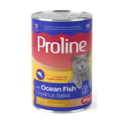 Proline Okyanus Balıklı Pate Yetişkin Kedi Konservesi 6 Adet 395 Gr - Proline