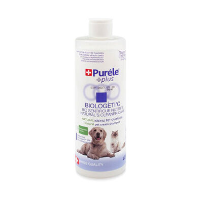 Purele Biologetic Kremli Kedi ve Köpek Şampuanı 400 ml - 1