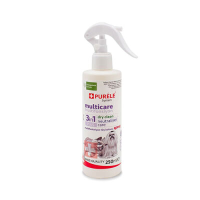 Purele Dry Clean Kedi ve Köpek Kuru Yıkama Tüy Bakım Spreyi 250 ml - 1