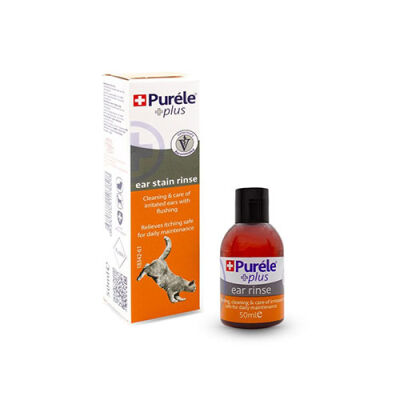 Purele Ear Stain Kedi ve Köpek Kulak Temizleme Solüsyonu 50 ml - 2