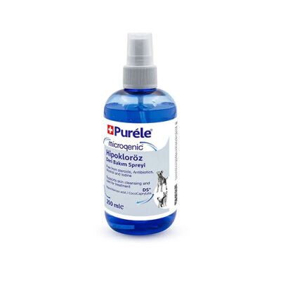 Purele Microgen Hipokloröz Kedi ve Köpek Deri Bakım Spreyi 250 ml - 1