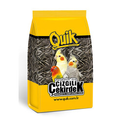 Quik Çizgili Paraket Çekirdeği 500 Gr - Quick