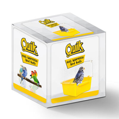 Quik Kuş Banyosu Sarı 2,5x12x13 Cm - 2