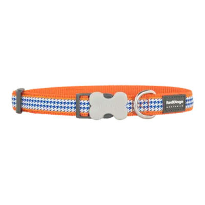 Reddingo Fang It Desenli Turuncu Köpek Boyun Tasması Small 15 Mm 24-36 Cm - 1
