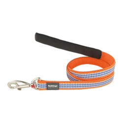 Reddingo Fang It Desenli Turuncu Köpek Uzatma Tasması Large 25 Mm 1,2 Mt - Reddingo