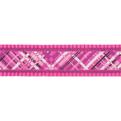 Reddingo Flanno Desenli Pembe Köpek Göğüs Tasması Large 25 Mm - 2