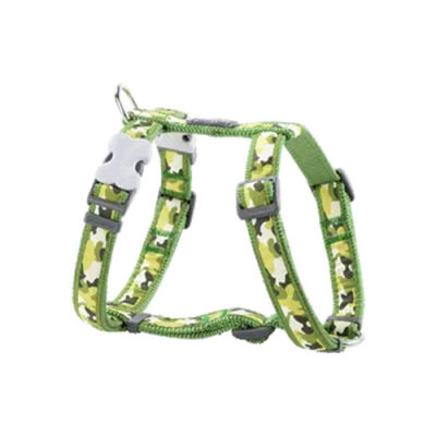 Reddingo Kamuflaj Desenli Yeşil Köpek Göğüs Tasması Small 15 Mm - 1