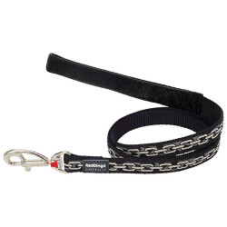Reddingo Zincir Desenli Köpek Uzatma Tasması Medium 20 Mm 1,2 Mt - RedDingo