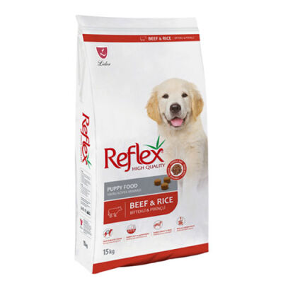 Reflex Biftekli ve Pirinçli Yavru Köpek Maması 15 Kg - 1