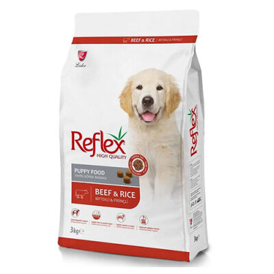Reflex Biftekli ve Pirinçli Yavru Köpek Maması 3 Kg - 1