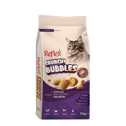 Reflex Crunchy Bubbles Somonlu Kısırlaştırılmış Kedi Maması 10 Kg - Reflex