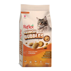 Reflex Crunchy Bubbles Tavuklu Yetişkin Kedi Maması 10 Kg - Reflex
