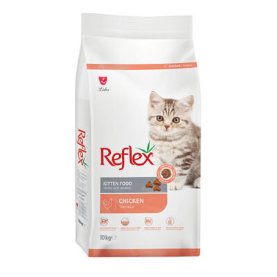 Reflex Kitten Chicken Tavuklu ve Pirinçli Yavru Kedi Maması 10 Kg - 1