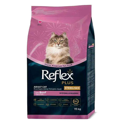 Reflex Plus Biftekli Kısırlaştırılmış Kedi Maması 15 Kg - 1