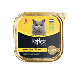 Reflex Plus Gravy Soslu Doğal Tavuklu Yetişkin Kedi Konservesi 85 Gr - Reflex Plus