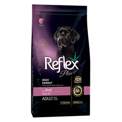 Reflex Plus High Energy Yüksek Aktiviteli Dana Etli Yetişkin Köpek Maması 12 Kg - Reflex Plus