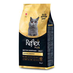 Reflex Plus HypoAllergenic British Shorthair Yetişkin Kedi Maması 8 Kg - Reflex Plus
