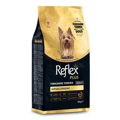 Reflex Plus HypoAllergenic Yorkshire Terrier Yetişkin Köpek Maması 8 Kg - 1
