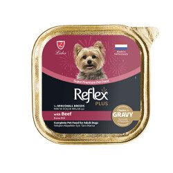 Reflex Plus Jöle İçinde Ringa Balığı ve Karides Küçük Irk Yetişkin Köpek Konservesi 85 Gr - Reflex Plus