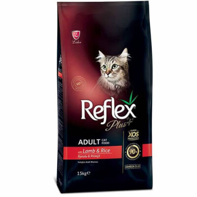 Reflex Plus Kuzulu ve Pirinçli Yetişkin Kedi Maması 15 Kg - 1
