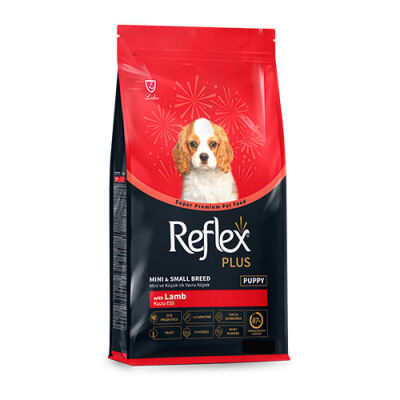 Reflex Plus Mini Small Kuzulu ve Pirinçli Küçük Irk Yavru Köpek Maması 3 Kg - 1