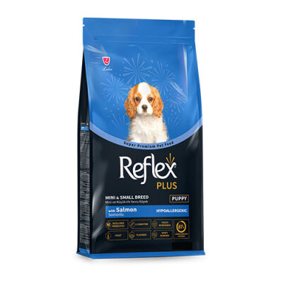 Reflex Plus Mini Small Somonlu Küçük Irk Yavru Köpek Maması 3 Kg - 1