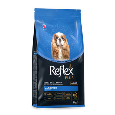 Reflex Plus Mini Small Somonlu Küçük Irk Yetişkin Köpek Maması 3 Kg - 1