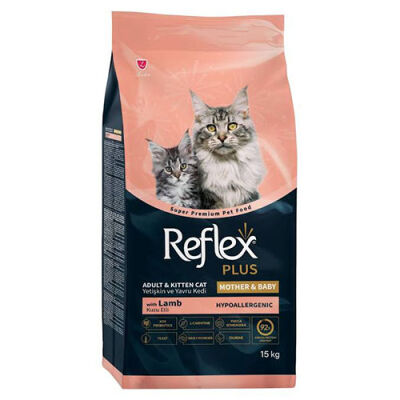 Reflex Plus Mother&Baby Kuzulu ve Pirinçli Yavru Kedi Maması 15 Kg - 1