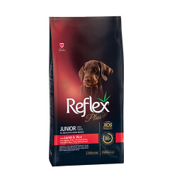 Reflex Plus Orta ve Büyük Irk Kuzulu ve Pirinçli Yavru Köpek Maması 12 Kg - Reflex Plus